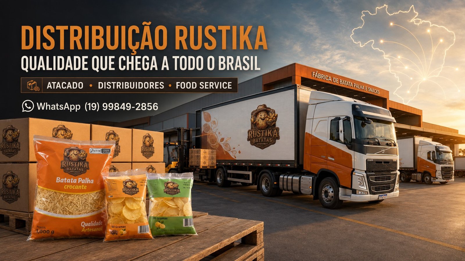 Distribuição Rustika Batatas